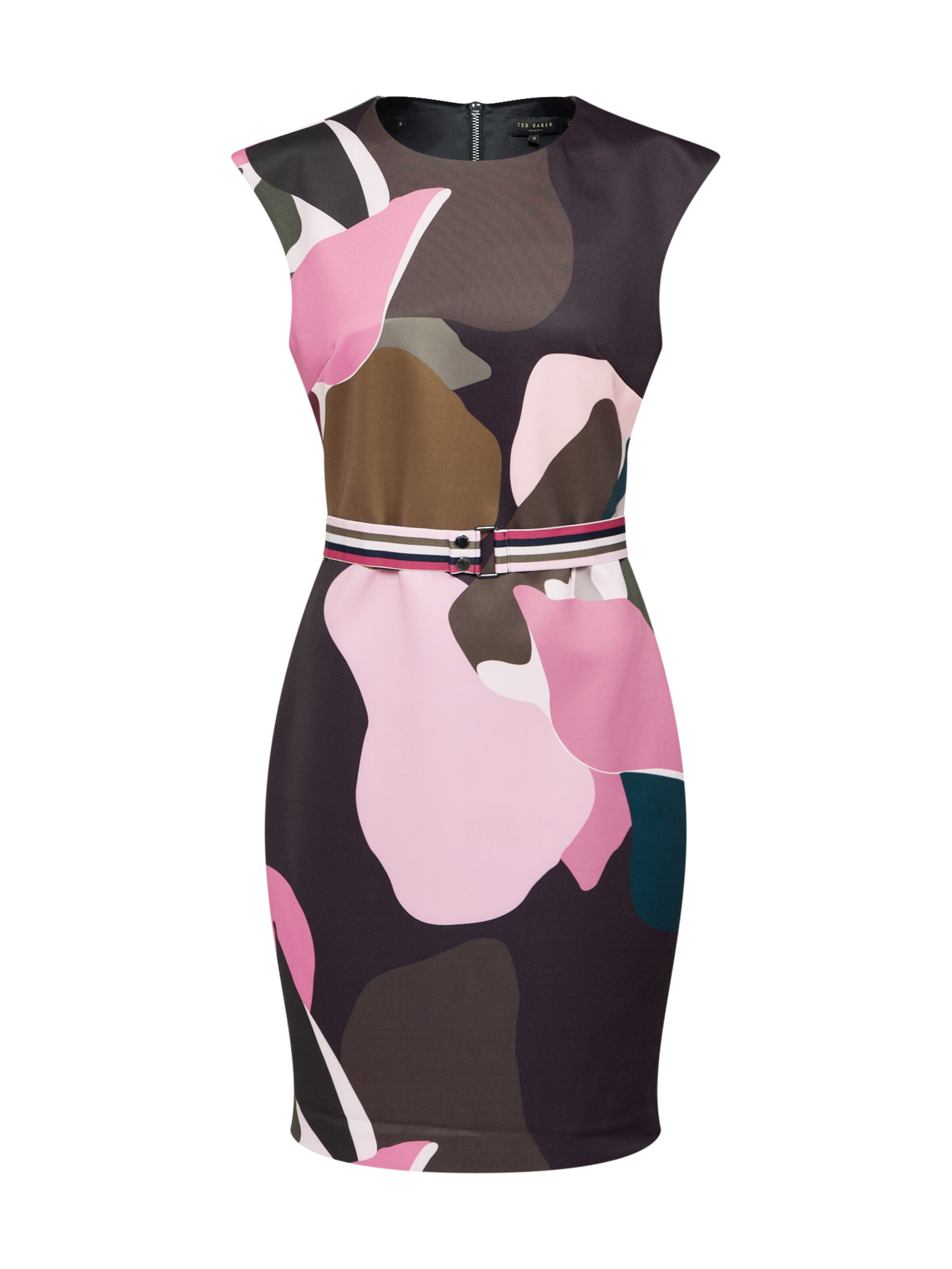 Ted Baker - Kokerjurk 'Ginina' in de kleur Donkerbruin