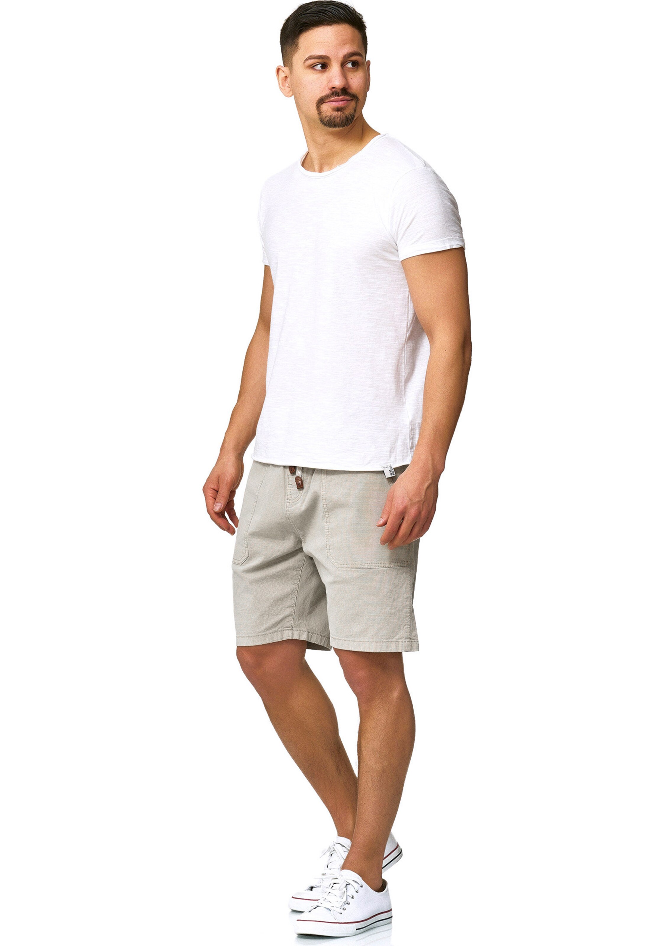 INDICODE JEANS Regular Broek 'Stoufville' in Grijs