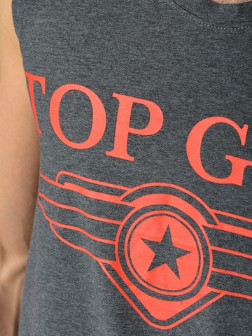 TOP GUN Tank Top ' Truck ' in Grau