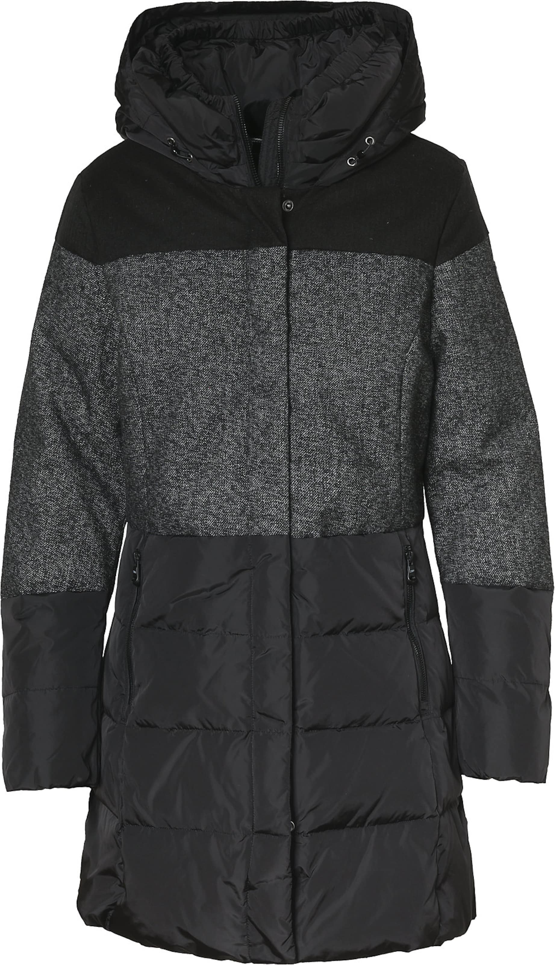 CMP Mantel in Schwarz: Vorderseite