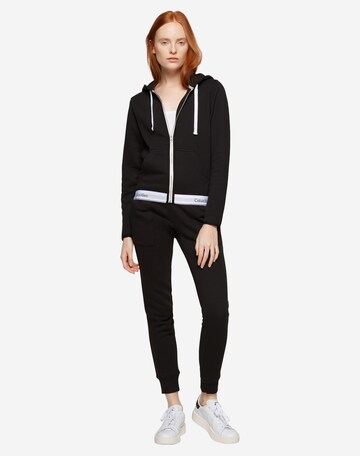 Calvin Klein Underwear Regular Zip-Up Hoodie in Black