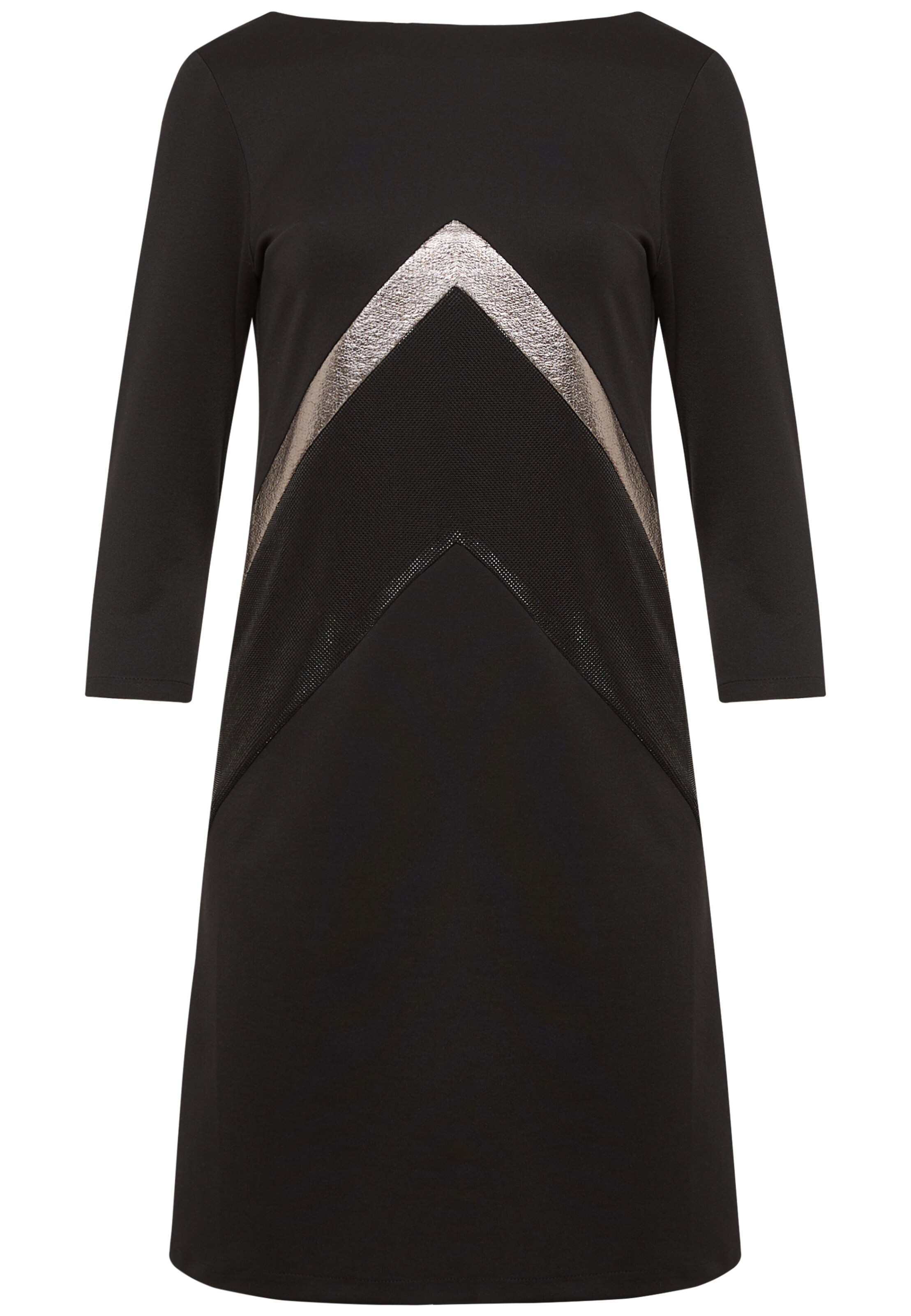 faina - Kokerjurk in de kleur Zwart