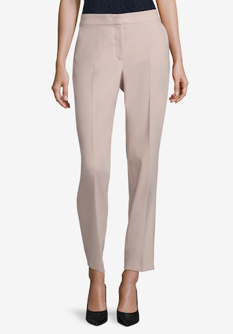 Betty Barclay Pleated Pants in Beige: front