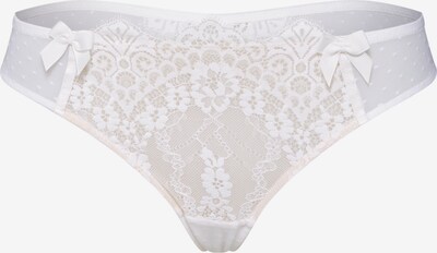 Hunkemöller String 'Marilee' en blanc, Vue avec produit