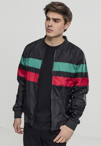 Veste mi-saison Urban Classics en noir : devant