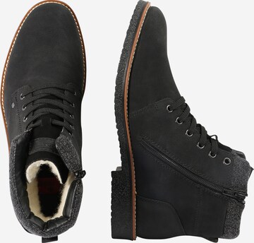 Rieker - Botas con cordones en negro