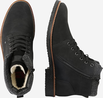 Rieker - Botas com atacadores em preto