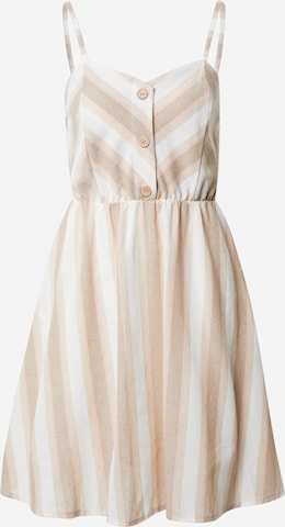 Hailys Zomerjurk 'Ava' in Beige: voorkant