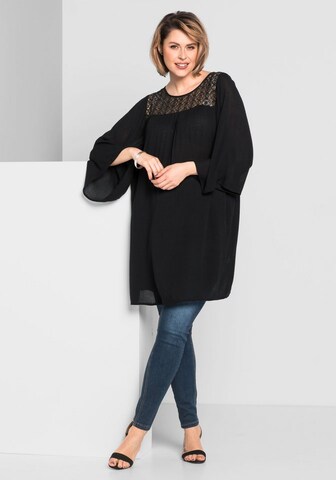 SHEEGO Tunikashirt in Schwarz