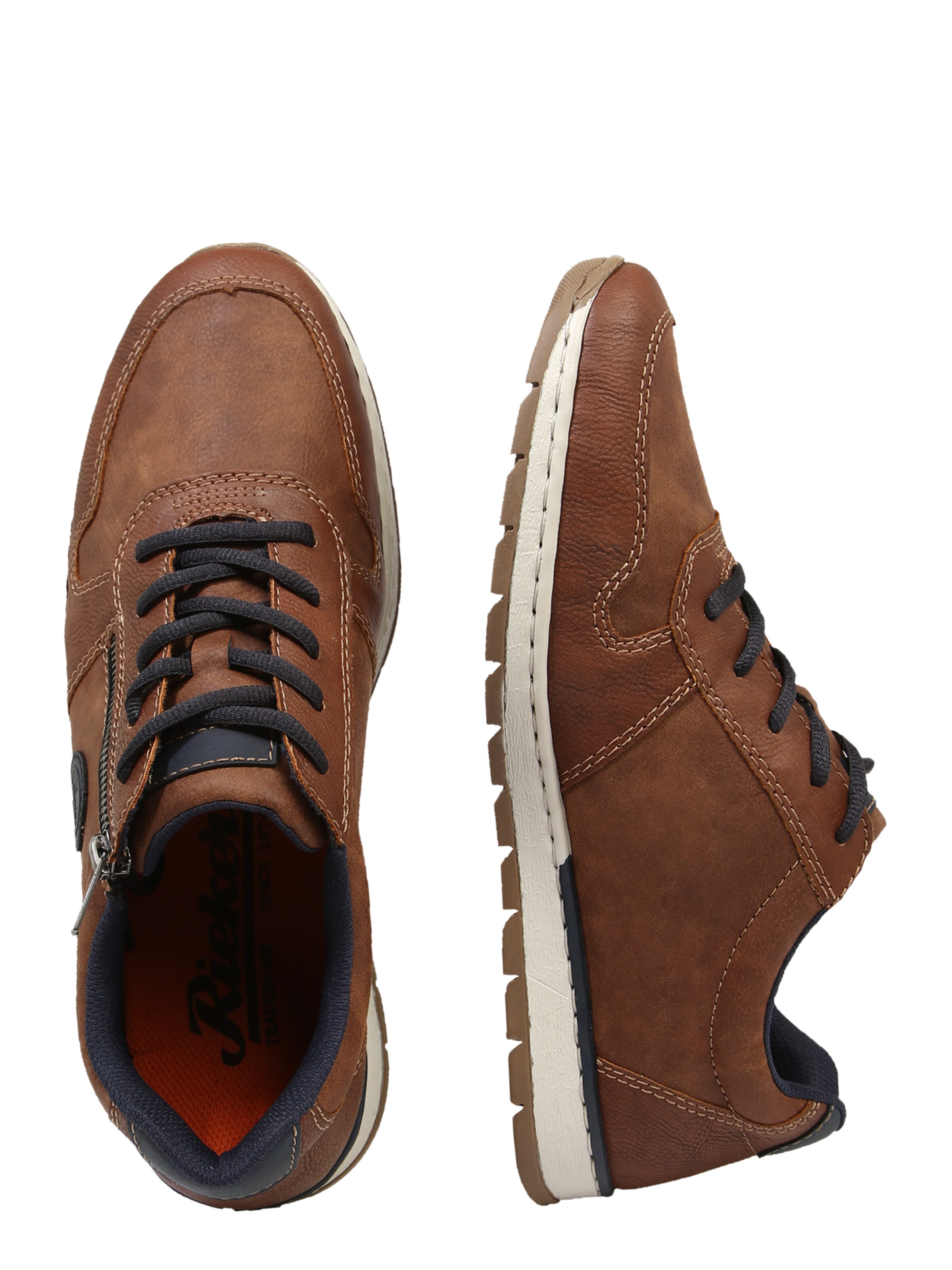 Chaussure de sport à lacets Rieker en marron