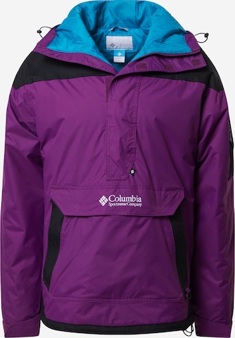 COLUMBIA Outdoor jacket 'Challenger' in Purple: front