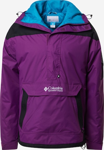 COLUMBIA - Casaco outdoor 'Challenger' em roxo: frente