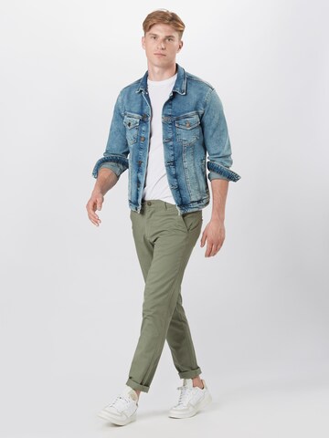 JACK & JONES - Slimfit Pantalón chino 'Marco Dave' en verde