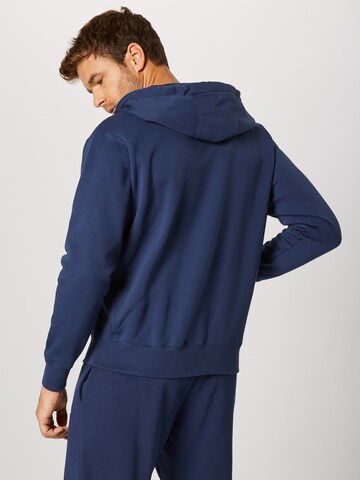 Nike Sportswear Regular fit Sweat jacket 'Club Fleece' in Blue