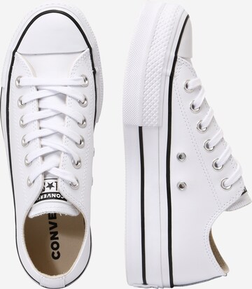 CONVERSE Низкие кроссовки 'CHUCK TAYLOR ALL STAR LIFT OX LEATHER' в Белый