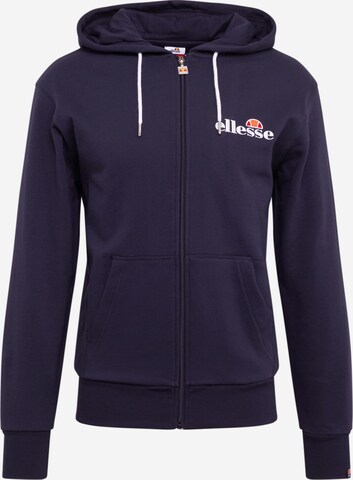 ELLESSE Sweatvest 'Briero' in Blauw: voorkant