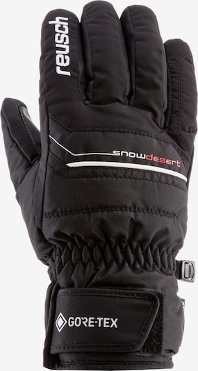 REUSCH Sporthandschuhe 'Snow Desert' in schwarz / weiß, Produktansicht