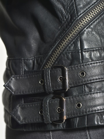 Maze Lederjacke 'Movas' in Schwarz