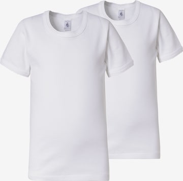 PETIT BATEAU Undershirt in White: front
