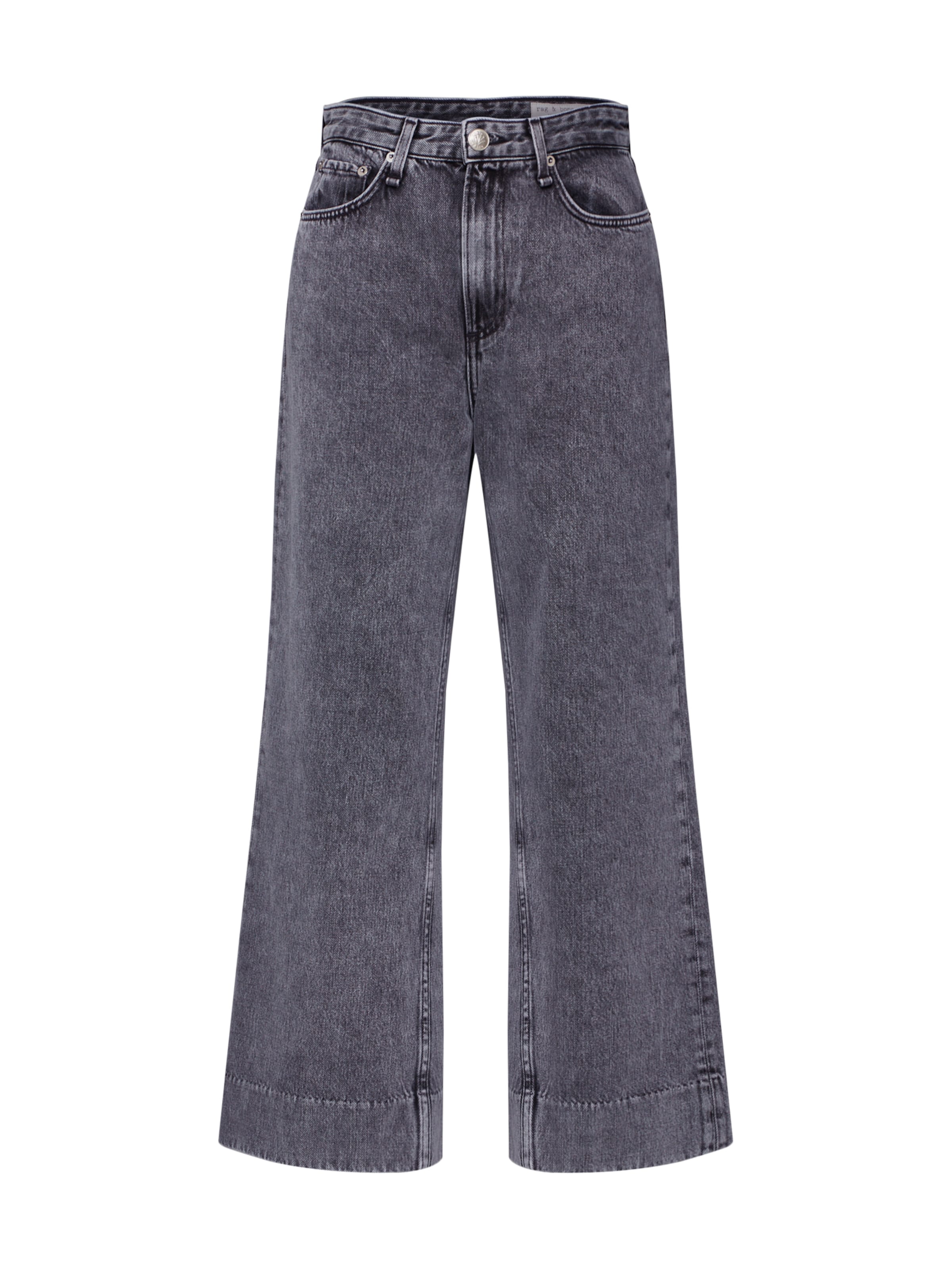 rag & bone - Jeans 'Ruth Super HR Ankle' in de kleur Grijs