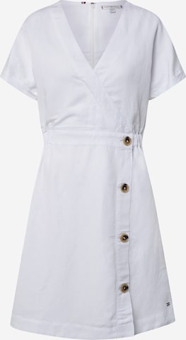 Robe TOMMY HILFIGER en blanc : devant