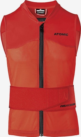 ATOMIC Sports Vest in Red: front