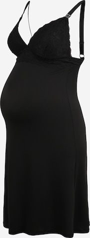 MAMALICIOUS Regular Nightgown 'Sidsel' in Black: front