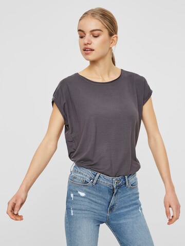 VERO MODA Shirt 'AVA' in Grijs: voorkant