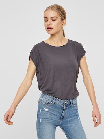 VERO MODA Shirt 'AVA' in Grijs: voorkant