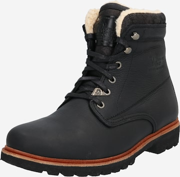 PANAMA JACK Veterboots 'Panama Aviator' in Zwart: voorkant