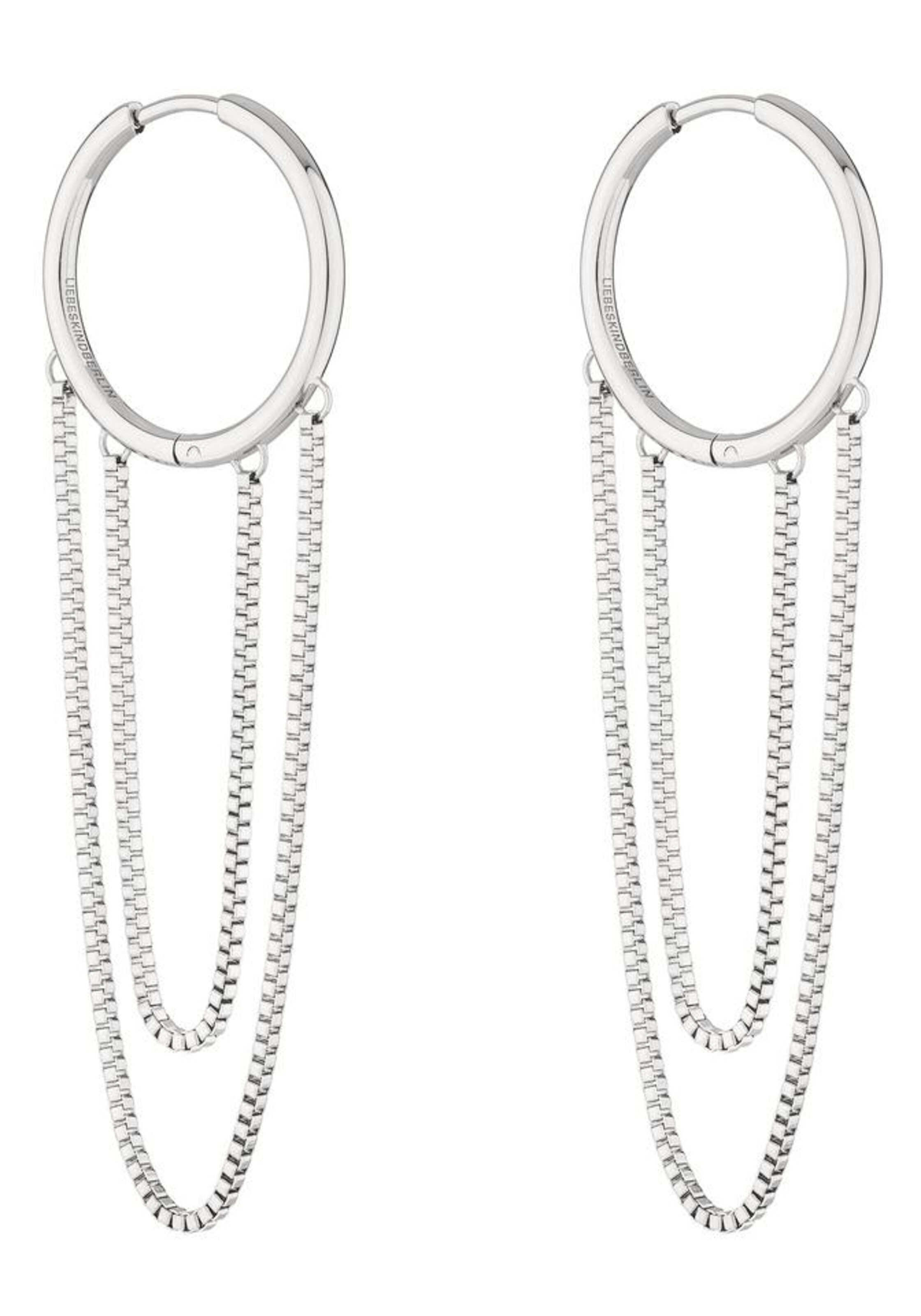 Liebeskind Berlin Oorbellen in Zilver: voorkant