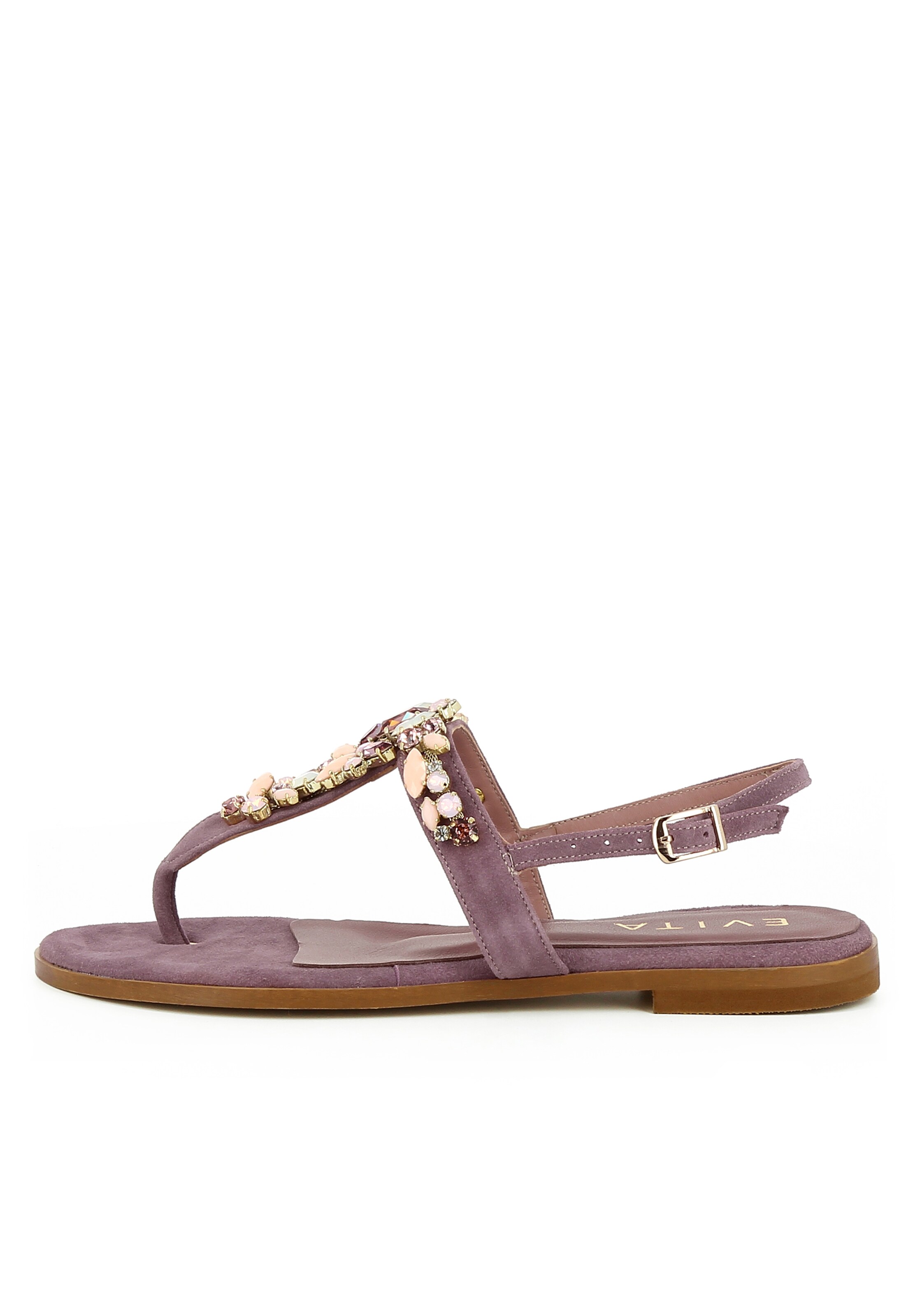 EVITA T-bar sandals 'OLIMPIA' in Purple