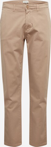 Regular Pantalon chino 'Viggo' Casual Friday en beige : devant