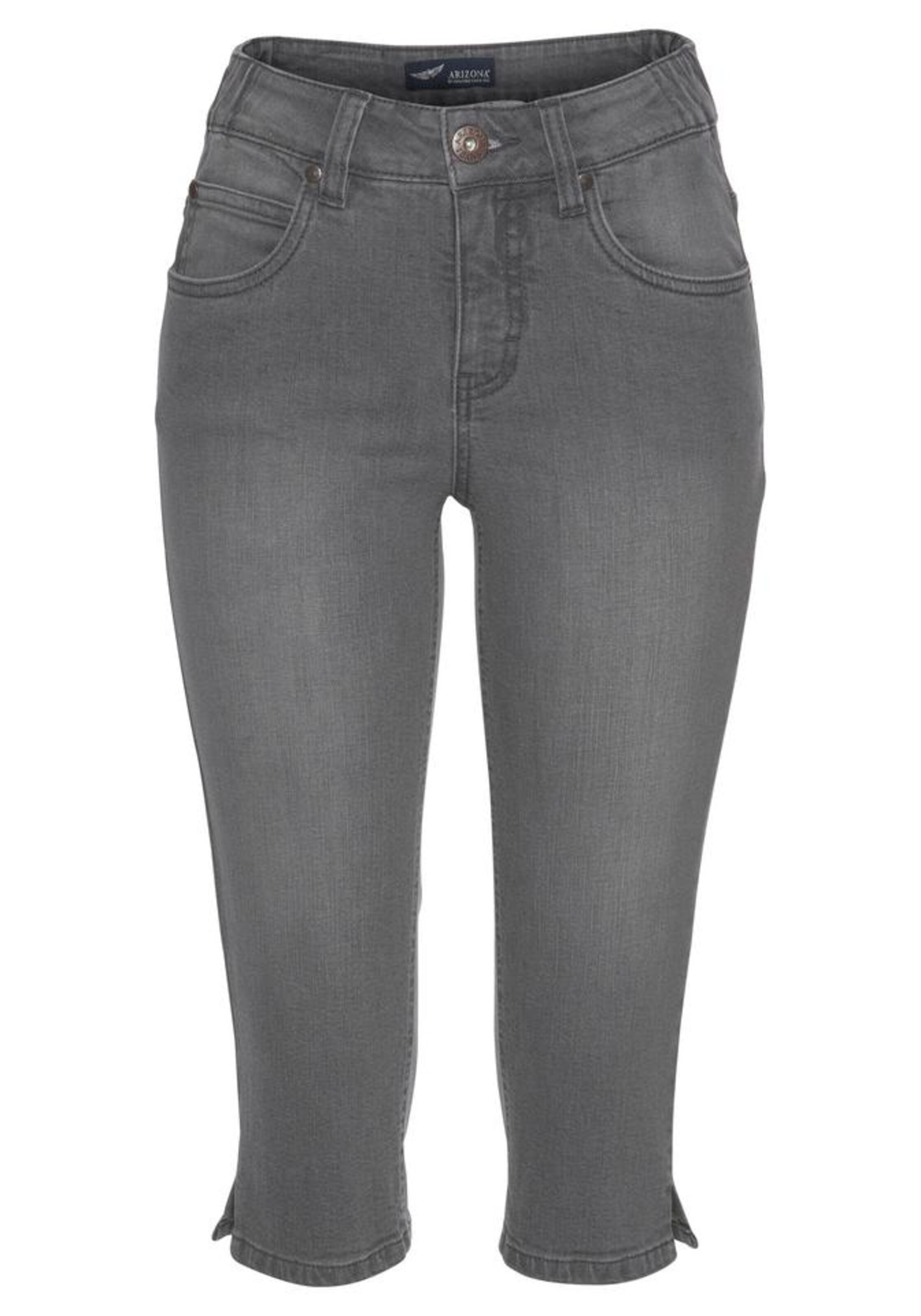 ARIZONA Skinny Jeans in Grey: front