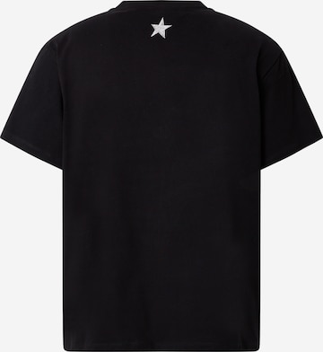 Coupe regular T-Shirt 'Jamie' ABOUT YOU x Riccardo Simonetti en noir