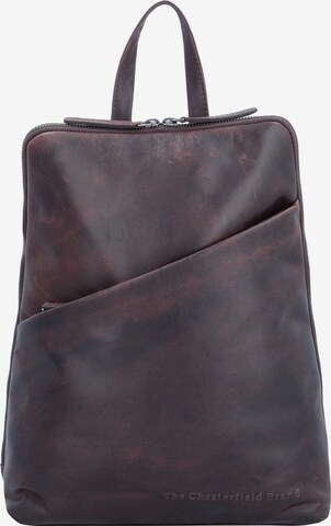 The Chesterfield Brand Backpack 'Wax Pull Up Amanda' in Brown: front