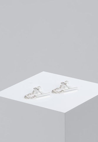 ELLI Earrings 'Geo, Kette' in Silver