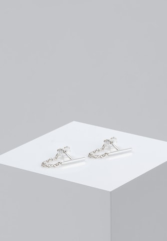 Boucles d'oreilles 'Geo, Kette' ELLI en argent