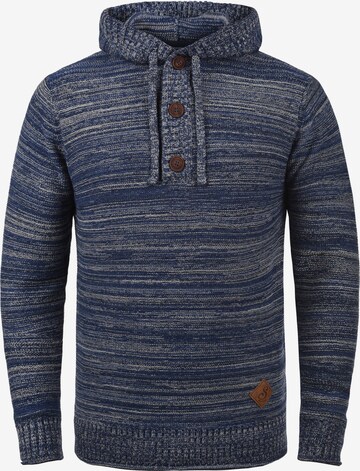 !Solid Sweater 'MELKER' in Blue: front