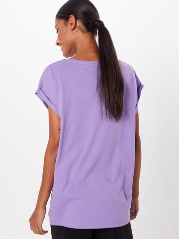 T-shirt Urban Classics en violet : derrière