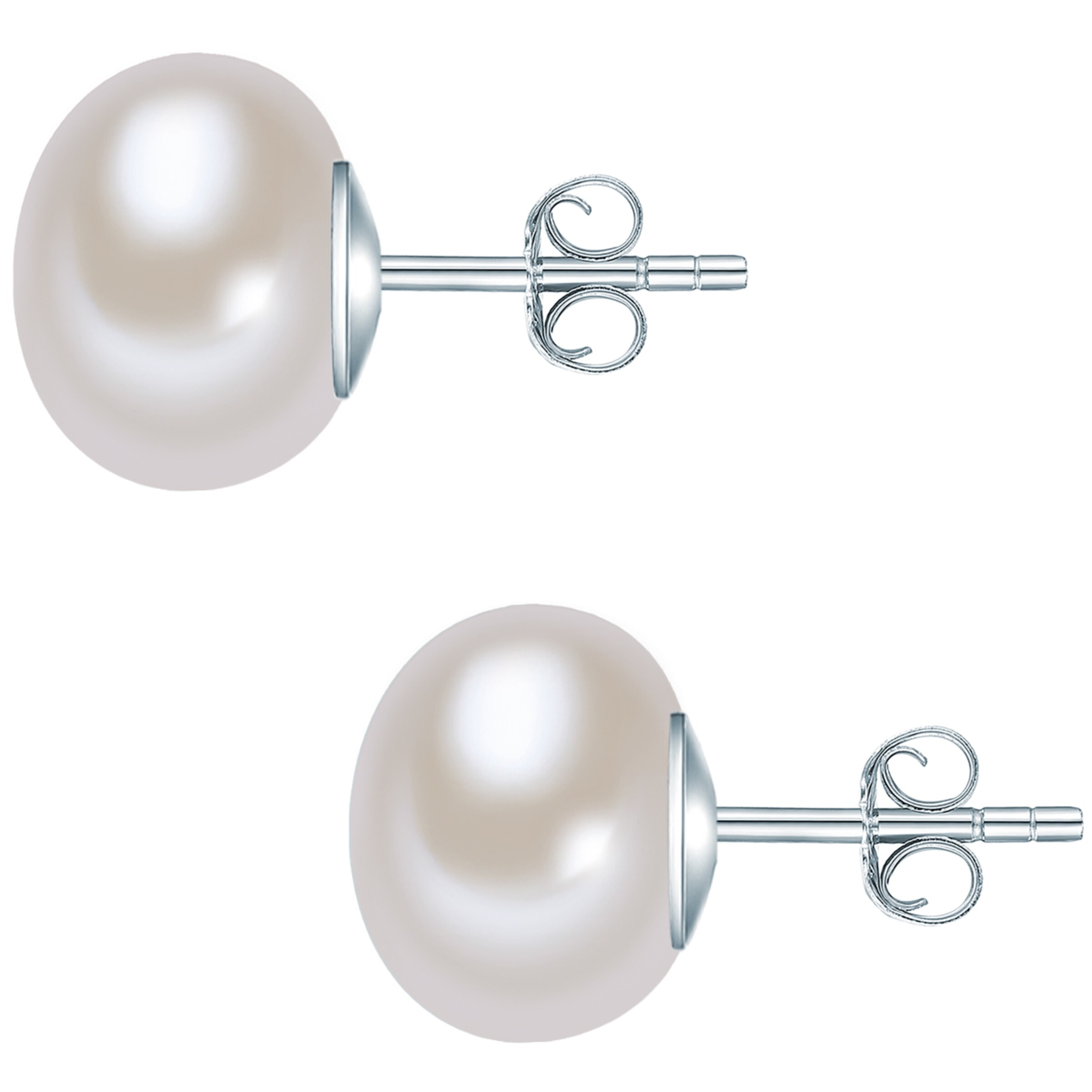 Valero Pearls Earrings in Silver
