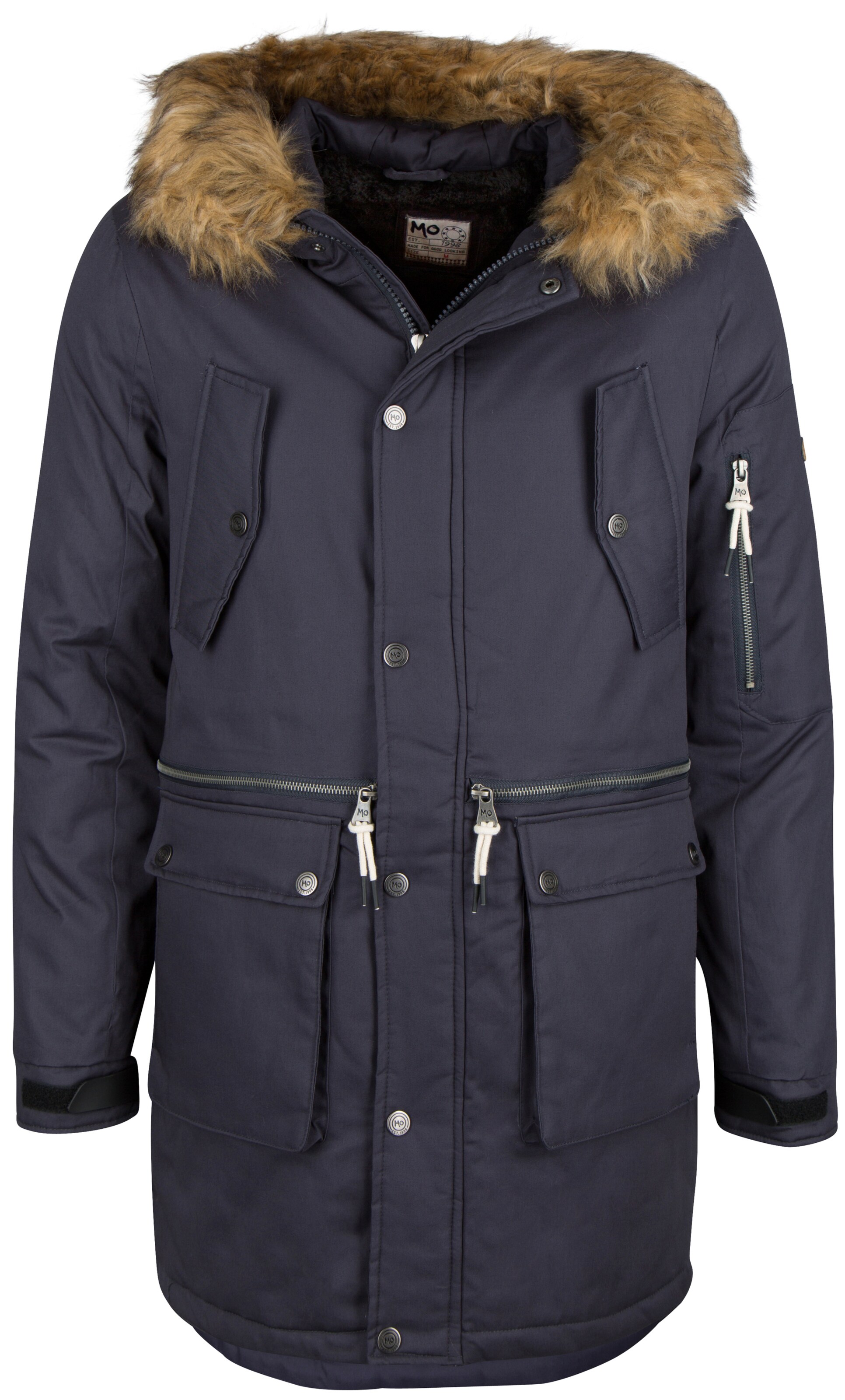 MO - Winterparka in de kleur Blauw