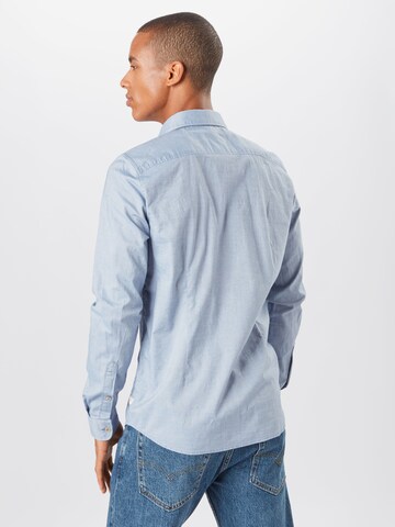 Coupe slim Chemise s.Oliver en bleu