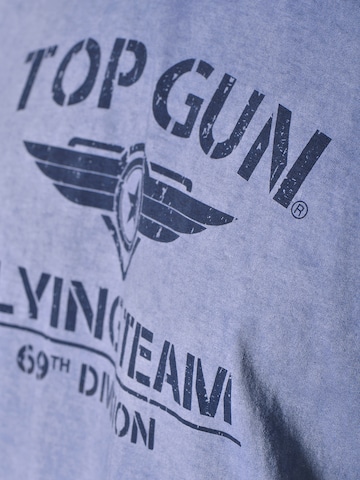 TOP GUN Shirt 'Ease' in Blauw