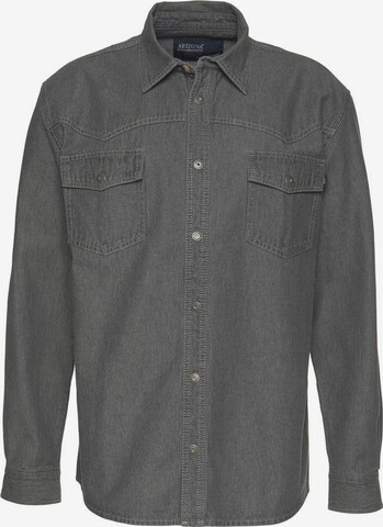 ARIZONA Button Up Shirt in Grey: front