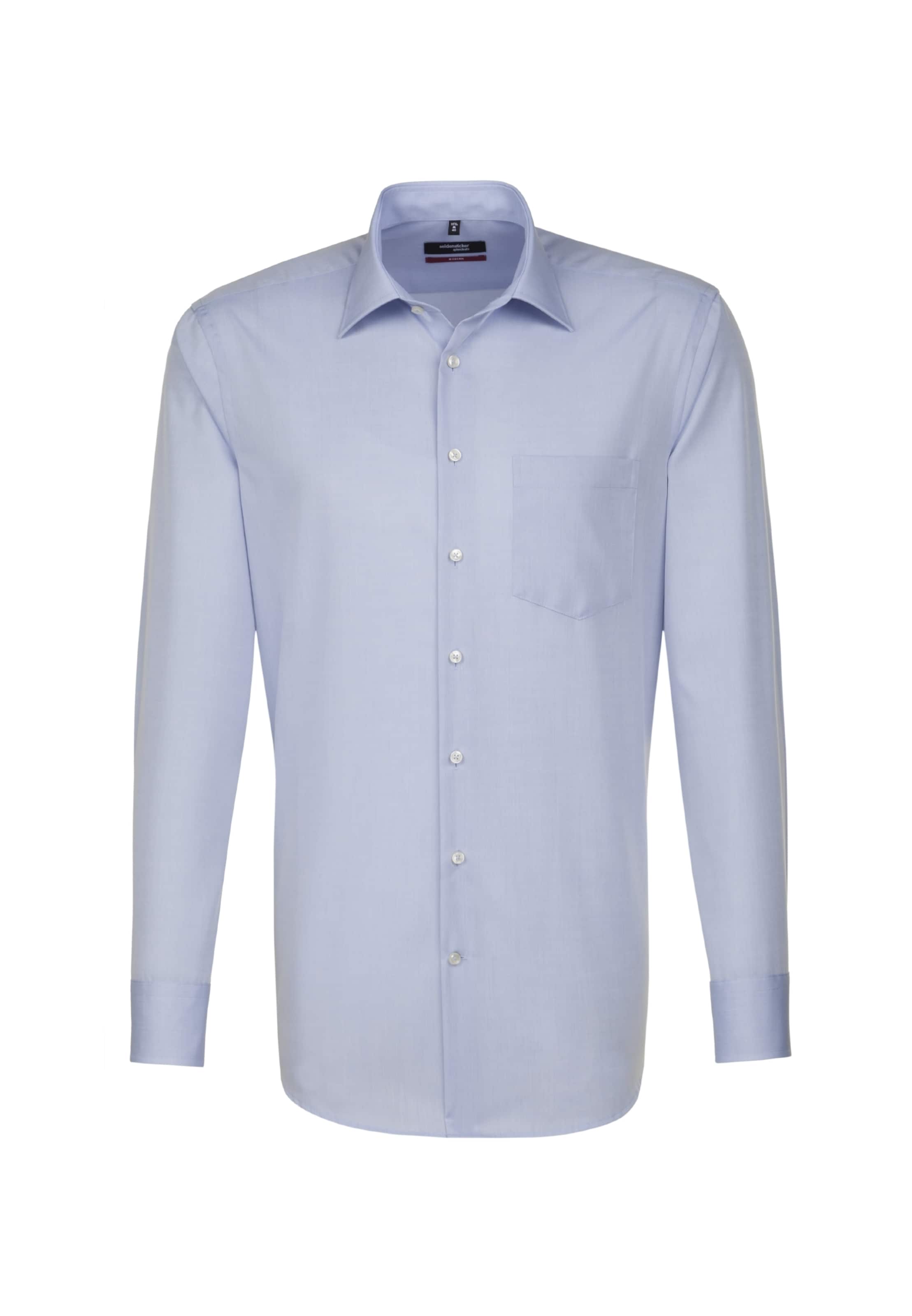 SEIDENSTICKER Regular fit Business shirt in Blue: front