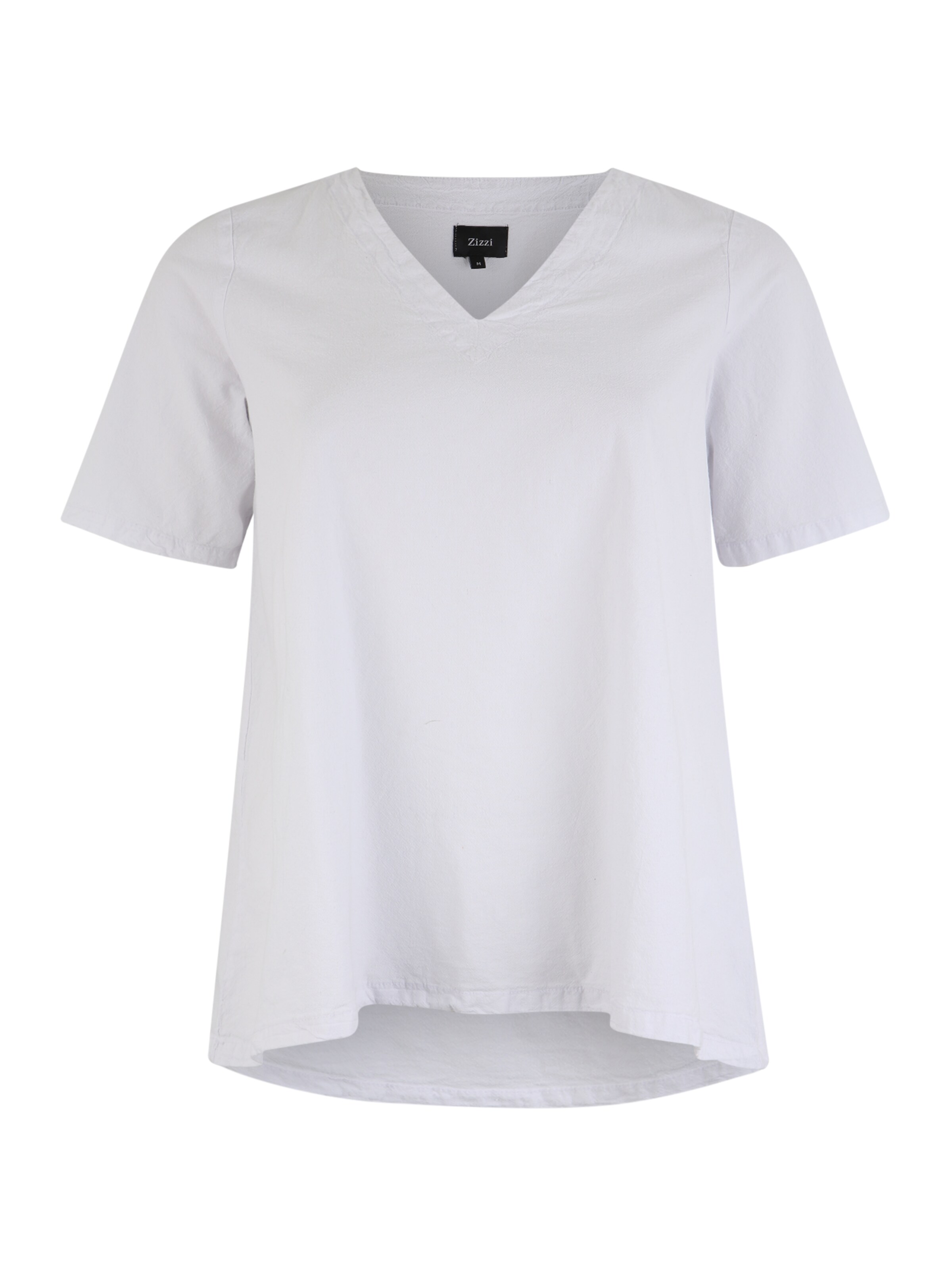 Zizzi - Blouse 'MMarocco' in de kleur Wit