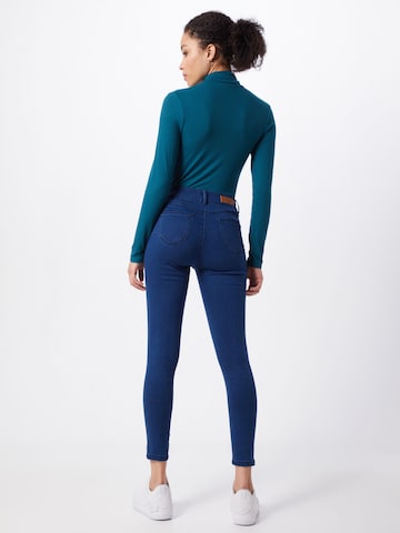 Skinny Jean 'Push' Hailys en bleu : derrière