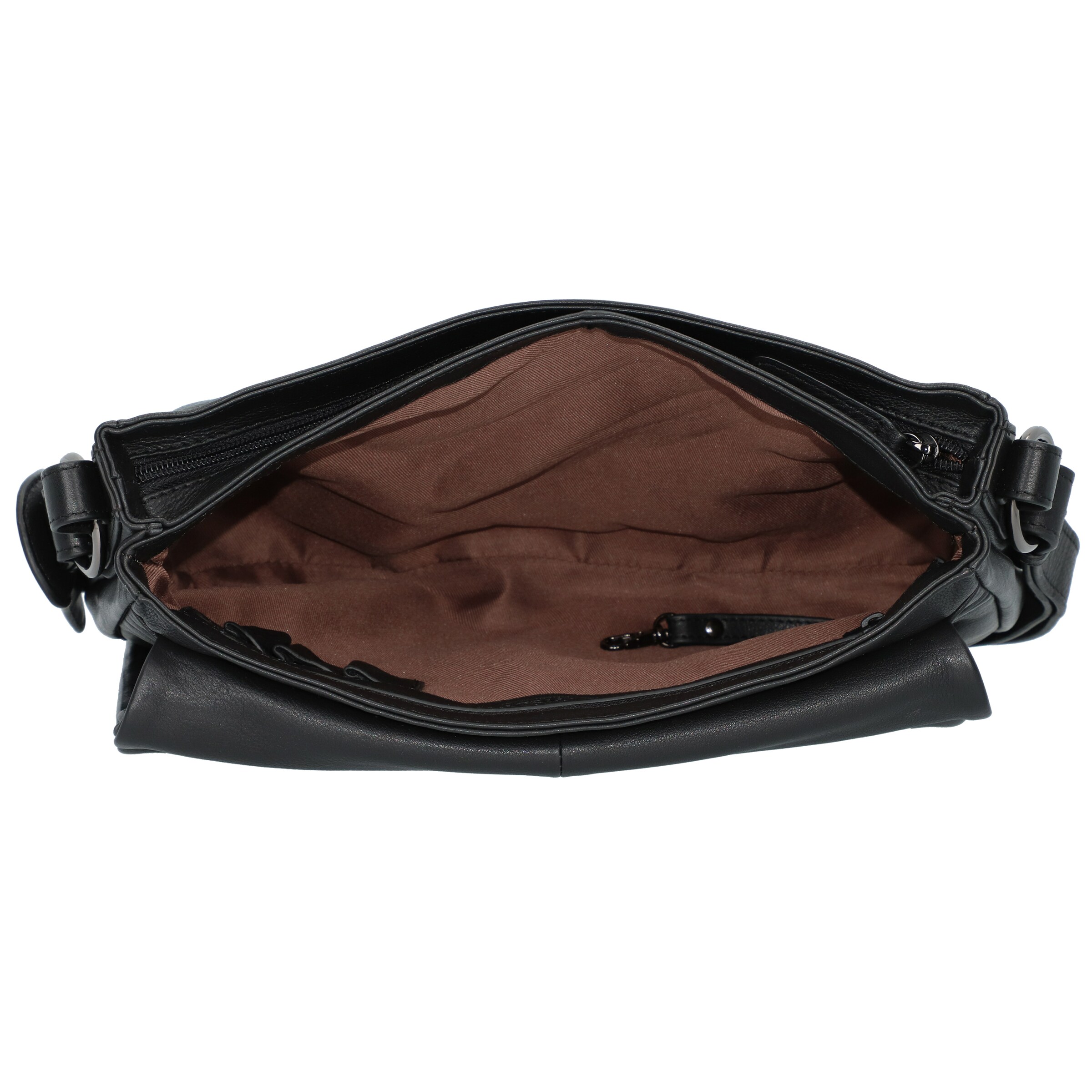 Sac à bandoulière 'Eva' L.CREDI en noir