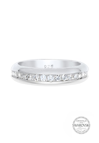 ELLI PREMIUM Ring Cocktailring, Kristall Ring in Silber